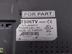 Weintek MT506TV Human Machine Interface w/ Display 24VDC 0-45C(Not Working)