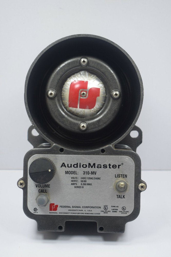 Federal signal corp 310-MV Audio Master Telephone Master 7919