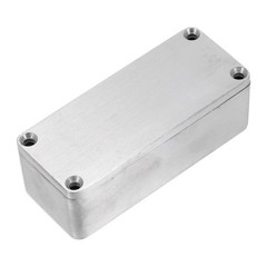 Effect Aluminum Box Metal Electric Case Instrument,Silver Enclosure Project Box