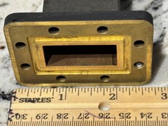APOLLO Model 11159 Vintage Rigid Twist Waveguide Black w/Red Caps Canada Made