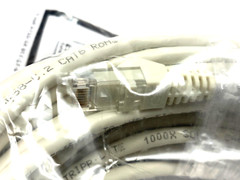 Tripp Lite N201-050-WH Cat6 Gigabit White Snagless Patch Cable RJ45 M to M 50ft