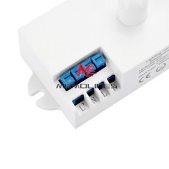 DC12-24V AC110-240V 5.8GHz Microwave Radar Sensor Body Motion HF Detector Switch