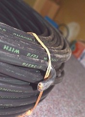 CAPEX Cable Wire 250′ 12/2 NM ROMEX Cable with Ground BLACK CU NOS NEW W1204