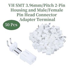 JST VH 3.96mm Pitch 2 Pin Female Housing Male Adapter Connector Plug Socket 24