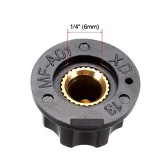 10Pcs Speaker Control Knob 19mm Dia Rotary Knobs for 6mm Dia w Set Screw
