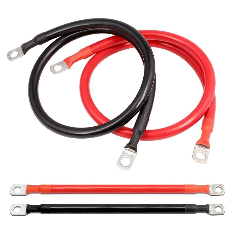 8AWG 6AWG 4AWG Battery Inverter Cable Set with Terminals 20/30/40/50/60CM Strand