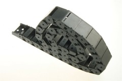 2Pcs Plastic Semi Closed Cable Drag Chain Carrier 1 Meter R38 18mmx37mm CNC