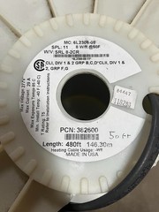 50 feet Chromalox SRL 8-2CR Heat Trace Cable SRL8-2CR 382600 on original spool