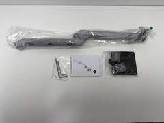 NEW Colebrook Bosson Saunders FLO dynamic MONITOR ARM CBS SILVER w/o DESK CLAMP