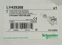 Lot of 5 Schneider Electric LV429268 Compact NSX100-250 Plug-In Base Connections