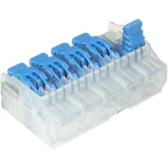 IDEAL Electrical 30-10L25 Lever Wire Connector, 5-Port, Box of 75