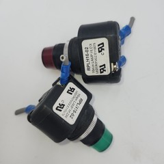 LEDTRONICS RPLH16-02 16MM LAMP 16mm Green & Red LED Panel Mount Indicator Light