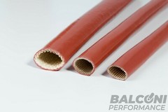 SILICONE COATED FIBERGLASS SLEEVING heat protection High Voltage AWG 18 x 100 ft