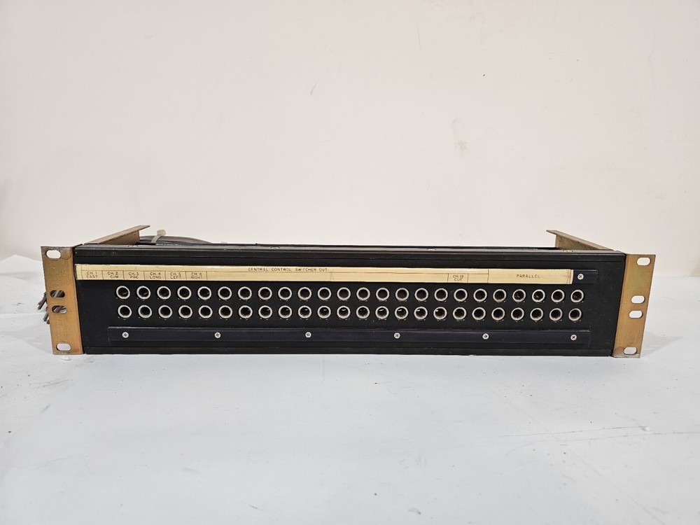 Vintage Switchcraft 48 inputs ADC Central Control Switcher 4-24981-0060