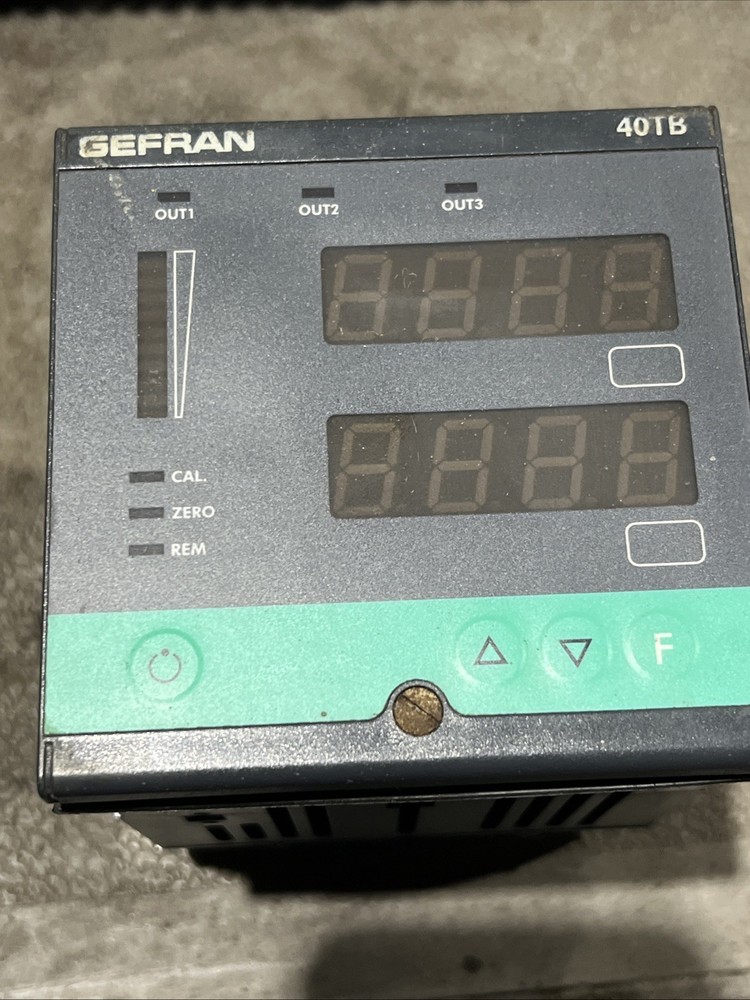 🔥GEFRAN 40TB-10-RRR-2-0-1-A53 Pressure Control, 240VAC/DC 50/60Hz 12VA Used🇺🇸