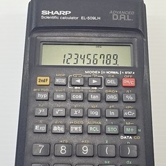 EL-509LH – SHARP – Arithmetic calculator with algebraic logic