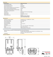 RAYCAP RVZDC-3315-PF-48AL DC Surge Protection for 6 RRH Tower/Roof/Base OVP