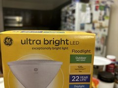 Lot of Three ( 3 ) GE LED 16W PAR38 Bulbs -93128856
