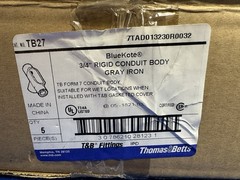 TB27 3/4″ BlueKote Rigid Conduit Body Gray Iron