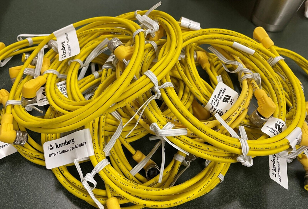 LUMBERG AUTOMATION RSWT3URKWT 3U-664/6FT Cable