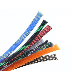 PET Expandable Braided Tube Harness Sheath Cable Wire Sleeving Dense 10mm Width