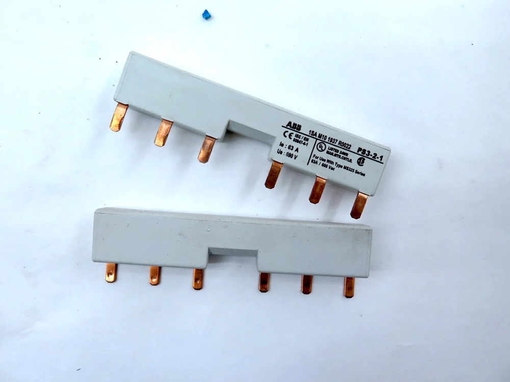 ABB 1SA M101937R0022 Bus Bar PS3-2-1 600VAC 63A 3-Phase**LOT OF 2**