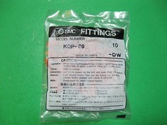 SMC Fittings — KQP-09 — (Lot of 10) New