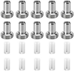 VFL Fiber Optic Visual Fault Locator Parts Kit 10 Ceramic Core Sleeves Metal
