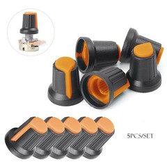 Potentiometer Switch Knob Cap Hole Dia 6mm Volume Control Rotary Knob Cap Cover