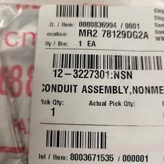 5975-12-322-7301 Electrical Nonmetallic Conduit Assembly 9556 000 58300
