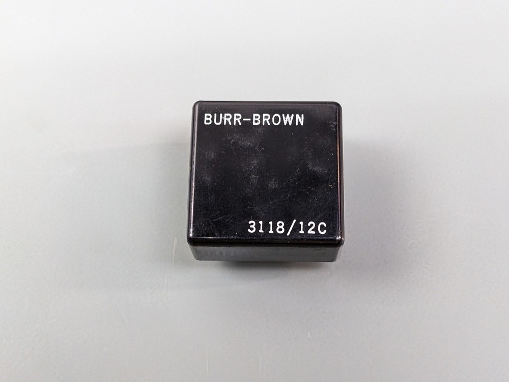 (2) BURR-BROWN 3118/12C Op-Amp Modules