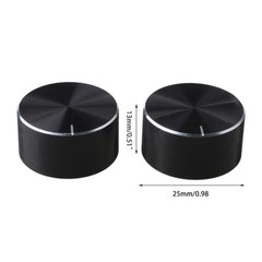 Aluminum Potentiometer Control Knob Measure Sound Rotaries Knob Easy to Use