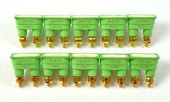 TII 127M Telephone Station Protector Heavy Duty Surge Arrester 10-Pack