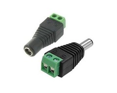 2/5/10/20 Pairs Male + 20 Female Plug 12V DC Power Jack Connector Adapter CCTV