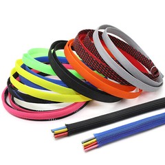 COLORS PET Expandable Wire Cable Sleeving Sheath Braided Loom Tubing