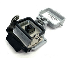 Mencom RJ45-06LS Panel Interface Connector with, RJ45, in a 06LS housing