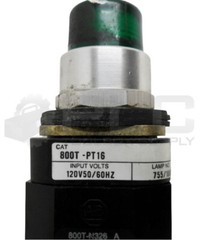 LOT OF 2 ALLEN BRADLEY 800T-PT16 /T PUSH BUTTON W/ 800T-N326 /A W/ 800T-XA /D
