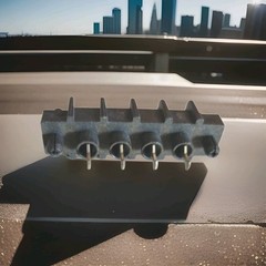 Set Of 5 Beau 71 Single Row Terminal Block 4 Poles