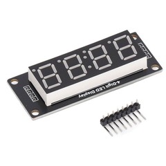 0.56in LED Disp Module 4 Digit 7 Segment Digital Tube Clock Module With Pin