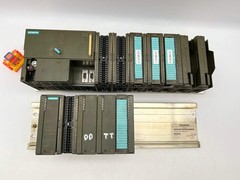 Siemens 6ES7318-2AJ00-0AB0 Assorted PLC Rack Assembly (Not Tested)