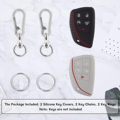 Silicone Key Fob Cover for 2022-2025 Silverado 1500, Sierra 1500, Acadia, Terrai