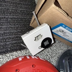 Fire Alarm System Sensor *READ* PC2RLED Ceiling Horn Strobe Red Audible Visual