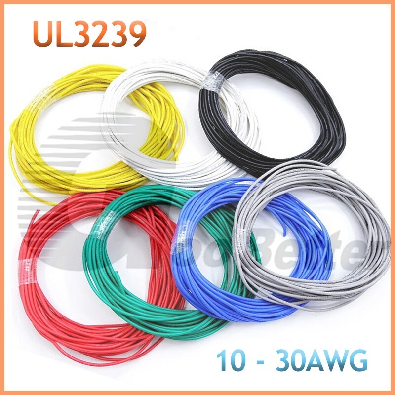 Silicone Cable Flexible Wire 10/12/14/16/18/20/22/24/26/30 AWG Various Colours