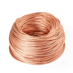 Copper/Tin Plated Round Twisted Wire Fabric Braided Cable Flex 2.5mm²-120mm²