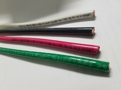 180′ EA THHN THWN 4 AWG GAUGE BLACK WHITE RED COPPER WIRE + 180 6 AWG GREEN