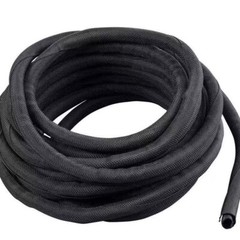 Black Braided Sleeving Self Closing Braid Cable Wiring Harness Loom Protection