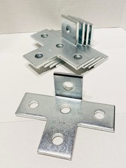 5pcs P1029 EG 5-3/8″x 2″x 3-1/2″, 5-Hole 90D Electro Galvanized Plates 🇺🇸