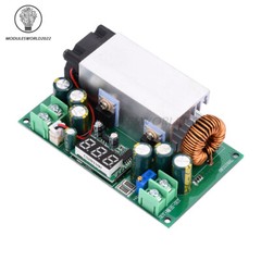 DC-DC 12~80V to 2.5~50V 20A Adjustable Buck Step-Down Module with Display 600W