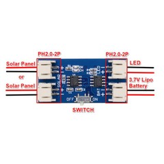 Mini LED Constant Current Board Driver Board Solar Charging 4.4-6V With Switch