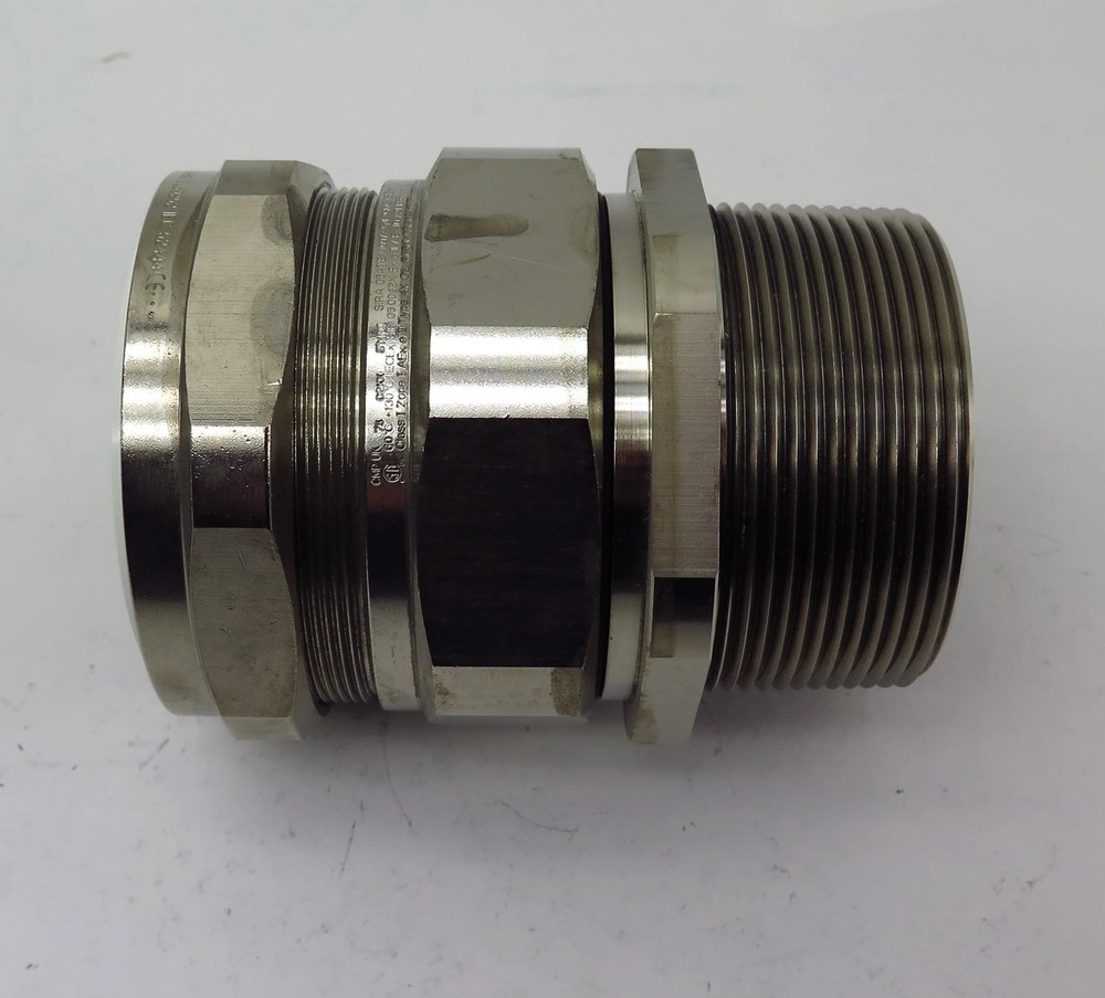 CMP Appelton Cable Gland 75 C2KX 3″ NPT Brass Nickel Plated